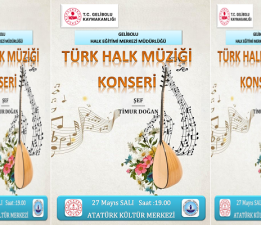 Halk Eğitim Merkezi’nden Türk Halk Müziği Konseri