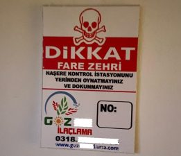 Öğrenci Yurdunda Fare Zehiri Uyarısı