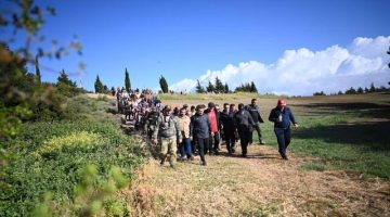Zıhındere’de “4.Şehitlere Saygı Yürüyüşü” Yapıldı