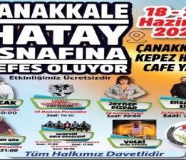 Çanakkale, Hatay’a nefes oluyor