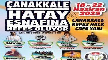 Çanakkale, Hatay’a nefes oluyor