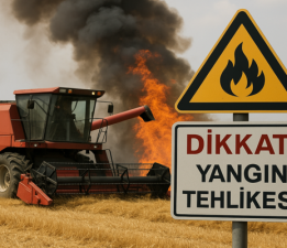 Biçerdöver Kaynaklı Yangınlara Dikkat!