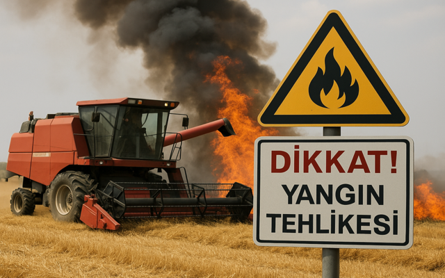 Biçerdöver Kaynaklı Yangınlara Dikkat!