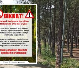 Gelibolu Belediyesi’nden Mangal Uyarısı Geldi