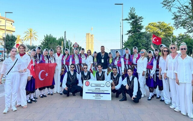 ÇOMÜ Öğrencileri Callella Festivali’nin Kültür Elçisi Oldu