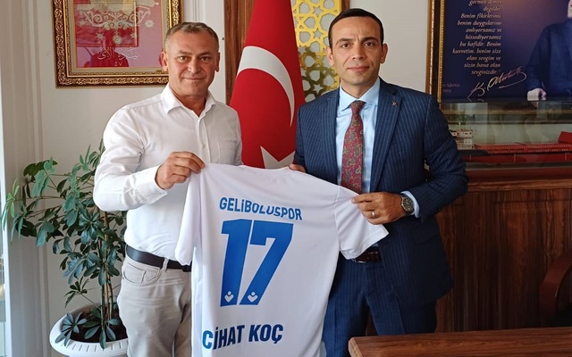Geliboluspor’dan Kaymakam Cihat Koç’a Ziyaret