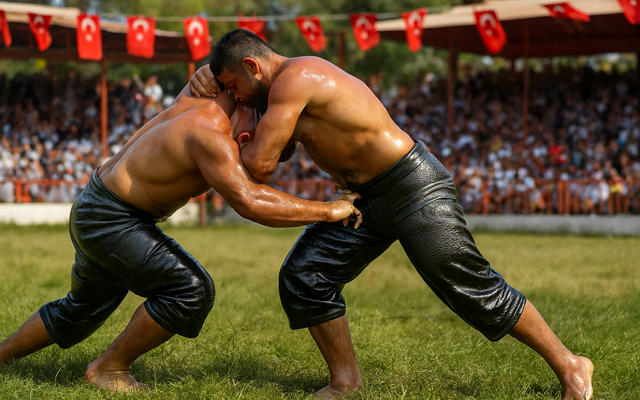 Tarihi Çardak Yağlı Pehlivan Güreşleri Başlıyor