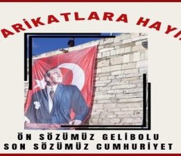Gelibolu’da “Tarikatlara Hayır” Protestosu Yapılacak
