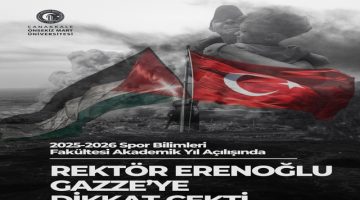 ÇOMÜ Rektörü Erenoğlu Gazze’ye Dikkat Çekti