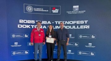 TEKNOFEST 2025’te ÇOMÜ’den Dr. Selen Ayaz’a Birincilik Ödülü