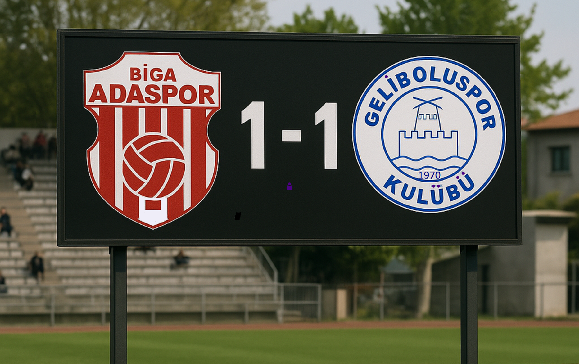 Geliboluspor, Biga Adaspor Deplasmanından 1 Puanla Döndü
