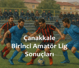 Çanakkale Birinci Amatör Lig 1.Hafta Sonuçları
