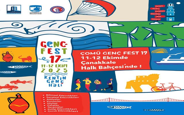 Çanakkale Genç Fest’17 ile Şenleniyor