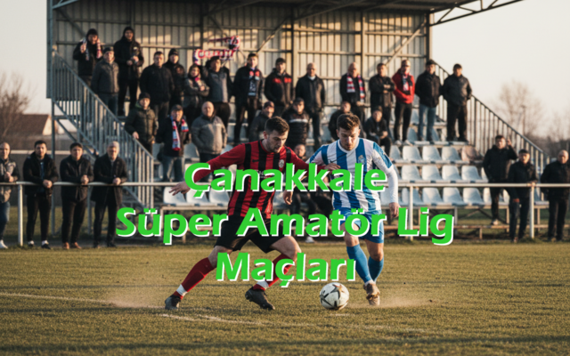 Çanakkale Süper Amatör Lig 1.Hafta Maçları
