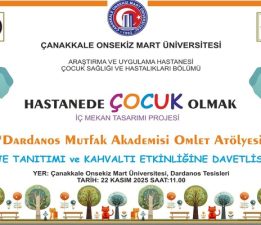 “Hastanede Çocuk Olmak” Projesi Başlıyor