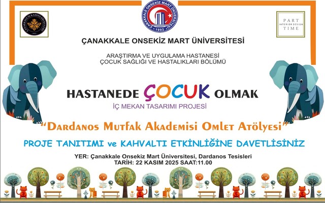“Hastanede Çocuk Olmak” Projesi Başlıyor