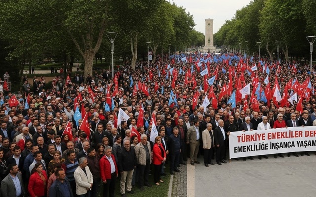 Ecevit Keleş: “Emeklilerin Basın Açıklamasına Katıldık”