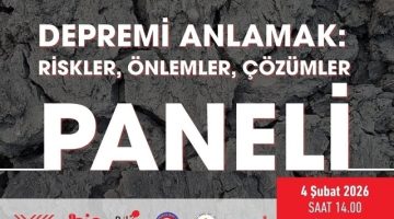 Çanakkale’de “Depremi Anlamak” Konulu Panel Düzenlenecek