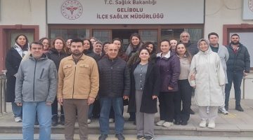 Gelibolu İlçe Sağlık Müdürlüğü Çalışanları Bayramlaştı