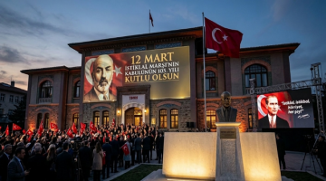 İstiklal Marşı’nın Kabulünün 105. Yılı Gururla Kutlanıyor