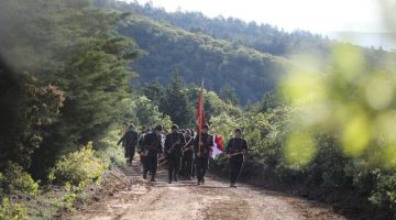 Çanakkale’de Binler 57. Alay’ın İzinde Yürüdü