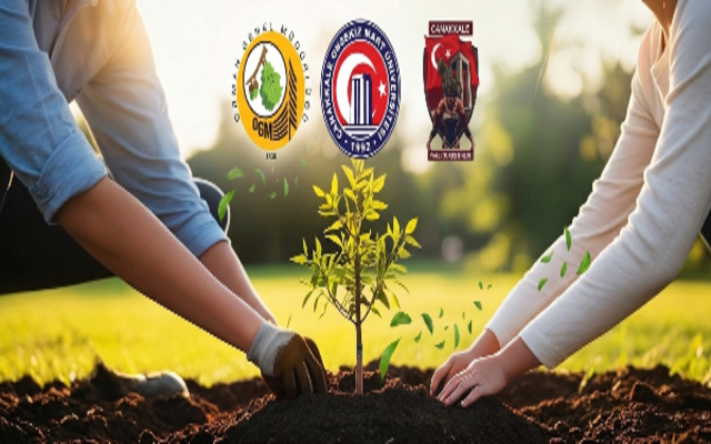 ÇOMÜ’den Yeşil Seferberlik: Küller Yerini Fidana Bırakıyor