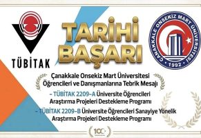ÇOMÜ’den Tarihi Başarı: 178 Öğrenci Projesine TÜBİTAK Desteği