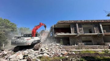 Çanakkale’de 15 Kaçak Yapı Yıkıldı