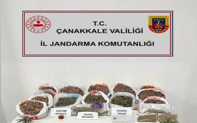 Çanakkale’de Uyuşturucu Operasyonu Yapıldı