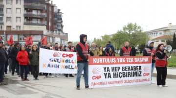 Gelibolu’da İşçiler ve Emekçiler Meydanlara İndi