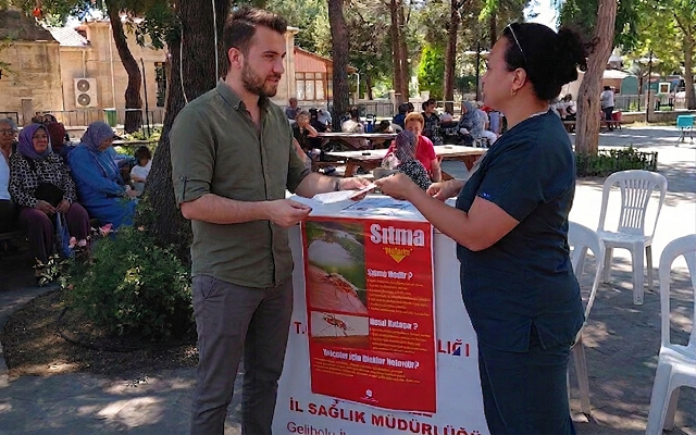 Sıtma Tehdidine Karşı Pazar Yerinde Farkındalık Standı