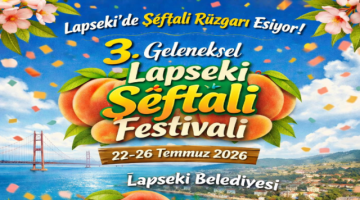 Lapseki’de Şeftali Festivali Heyecanı Başlıyor