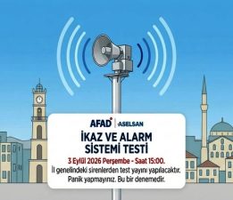 Dikkat: Çanakkale Geneli İkaz ve Alarm Sistemi Test Edilecek