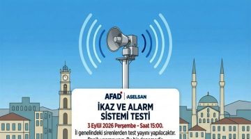 Dikkat: Çanakkale Geneli İkaz ve Alarm Sistemi Test Edilecek