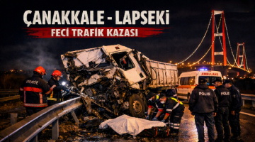 Lapseki’de Meydana Gelen Kazada 2 Kişi Hayatını Kaybetti