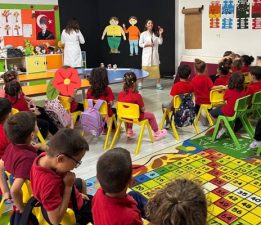 Gelibolu Sağlıklı Hayat Merkezi’nden Miniklere Sağlık Dersi