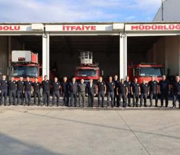 Gelibolu’da İtfaiye Ekiplerine Moral Ziyareti