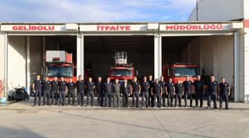 Gelibolu’da İtfaiye Ekiplerine Moral Ziyareti
