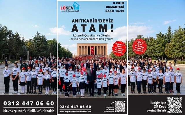 LÖSEV, Tüm Türkiye’yi Atatürk’ün Huzuruna Davet Ediyor