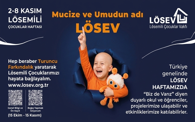 2-8 Kasım Lösemili Çocuklar Haftası Başlıyor