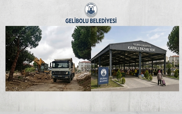 Gelibolu’da Kapalı Pazar Yeri Hayata Geçiyor