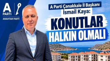 İsmail Kaya: Konutlar Halkın Olmalı