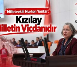 Milletvekili Nurten Yontar: Kızılay Milletin Vicdanıdır