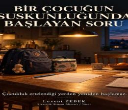 Levent Zebek yazdı: “Bir Çocuğun Suskunluğunda Başlayan Soru”