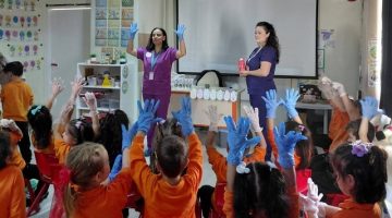 Gelibolu’da Miniklere Eğlenceli El Hijyeni Eğitimi