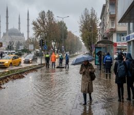 Trakya’da Sağanak Yağış Etkili Oluyor