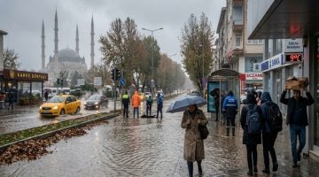 Trakya’da Sağanak Yağış Etkili Oluyor